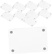 FUNOMOCYA Double-sided Picture Frames 12pcs Mini Acrylic Magnetic Photo Frames for Fridge Card Display