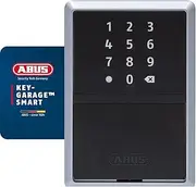 ABUS Smart KeyGarage™ Key Safe - Can be Operated via App with Smartphone or by Number Code - Bluetooth Key Safe for 20 Keys - for Wall Mounting, Black
