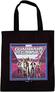 Small Planet Marvel Guardians of the Galaxy Tote Bag Meeting Black