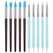 10 Pack Silicone Clay Sculpting Tool Modeling Dotting Pottery DIY Craft Tool