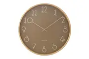 Karlsson Sencillo Wall Clock Green & Natural 40cm