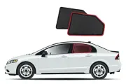 SNAPSHADES Car Rear Window Shades for Honda Civic Hatchback 8th Gen (2005-2012)