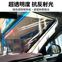 在飛比找PChome24h購物優惠-汽車前檔玻璃專用隔熱紙(中-53x150cm)