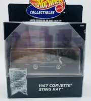HOT WHEELS COLLECTIBLE- 100% - 1967 Corvette Sting Ray Black Real Riders Limited