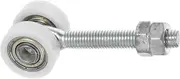 HEALEEP Sliding Door Roller Trolley Assembly Heavy Duty Wheel Replacement Accessory for Two Bearing Design with Load Capacity for Use
