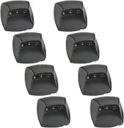 (8 Pack) Low Voltage LED 12V 2W 55 Lumen LED Aluminum Black Deck Step Wall Path Railing Navigate Lights