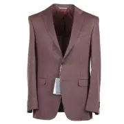 Canali Slim-Fit Subtle Woven 'Natural Comfort' Wool-Linen Suit 40R (Eu 50) NWT