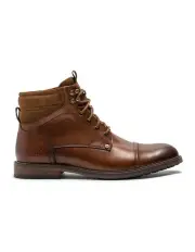 [Rodd & Gunn] Dunedin Military Boot in Tan Burnish