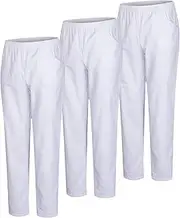 [MISEMIYA] Set of 3 - Uniforms Medical Scrub Pants Unisex – Hospital Uniform Trousers - Ref.8312