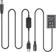 USB-C PD Adapter Cable + PS-BLN1 Dummy Battery for Olympus OM-D E-M5 II 2 E-M1 Pen E-P5
