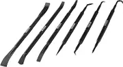 RIGOR 56001 Non-Marring Pick and Pry Bar Set, 6 PCS | Removal Lever Set | Replacing Gaskets, Oil Seals, O-Rings, Small Part
