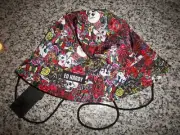 ADULT ED HARDY OSFM COLORFUL/SKULLS LIGHTWEIGHT BUCKET HAT - NWT.