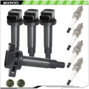4 Ignition Coils & Spark Plugs For Scion xA xB Toyota Echo Prius Yaris 1.5L (for: Toyota)