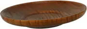 Zerodeko Solid Wood Coffee Cup Holder Wooden Sauce Plate Condiment Dish Small Bowl Kitchen Accessory Round Serving Plate