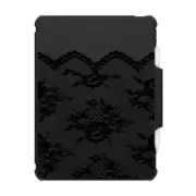 iPad Pro 11-inch (3rd/4th gen) Impact Folio Case Black Romantic Lace Transparent