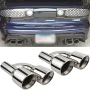 2*Exhaust Tip Double Quad Outlet 2.5" In 4.0" Out For Pontiac Firebird Trans WS6