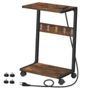 Computer Tower Stand, PC Stand with Charging Station, 2-Tier PC Tower Stand