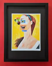 AIDAN FLUX | Hand Signed Authentic Print Framed "LOVE MY INNER BEAUTY" COA