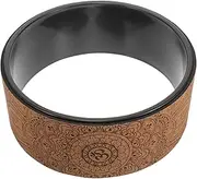 Kisangel for Back Stretching Fitness Wheel for Yoga Poses for Home Gym Use Promotes Relaxation Reduces Stress