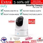 Eufy Security 2k Indoor Pan and Tilt Camera Night Vision CCTV Motion Siri Alexa