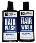 2X Duke Cannon News Anchor Thick 2 in 1 Shampoo Conditioner 14oz Naval Diplomacy