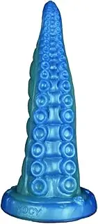 Suction Soft Silicone Made Tentacle Dildo Plug Multi Color Colorful Octopus Fantasy (S)