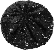 [BESTYASH] Berets Hat Ladies Festival Women Sparkly Fancy Fashionable Dressy Apparel Outfits Costumes Berets Cap Sequin Beret Rosy