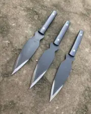 3PCS Throwing Knife Set Fixed Blade Knife With sheath hunting camping In Stock