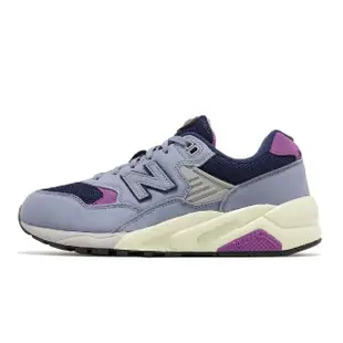 【NEW BALANCE】休閒鞋 580 男鞋 紫 黑 藍莓 緩震 復古 紐巴倫 NB(MT580VB2-D)