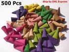 500 Pcs Fragrance Incense Cone Thai Mixed Herb Scents Myrrh Aromatic