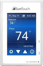 SunStat Command Touch Screen Programmable (NOT WIFI) Thermostat Model 500850-SB