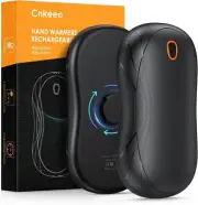 Rechargeable Hand Warmers 2-Pack, 10Hrs, 3 Heat Levels, Portable Winter Heater