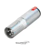 Neutrik NA3MJ XLR Male to 1/4" Female Stereo Jack Audio Adapter Locking Clips