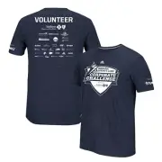 Indiana Sports Corp Adidas Navy Blue "Corporate Challenge" Climalite T-Shirt