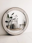Coastal Nautical Hampton Style Round Rope Mirror Large 80cm