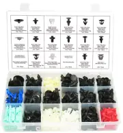 Swordfish 60140 - 440pc Auto Body Retainer Clip Assortment for Honda