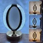 Table Lamp Crystal Night Light Touch Control USB Rechargeable Bedside Lamp Decor