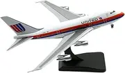 Pre-Built Model Aircraft 14CM 1/400 Scale Highly Detailed Airliner Model for United Airlines B747SP N140UA Aircraft Collectible Model Miniature Airplane Model