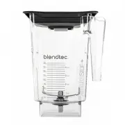 Blendtec 40-710-10 90 oz WildSide™ Jar w/ Black Hard Lid & 4" Wingtip Blade