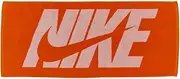 Nike Jacquard Towel, Medium, Safety Orange/White TW2000-836