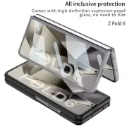 For Samsung Galaxy Z Fold 6 Luxury PC Case Screen Protector with Stylus Cover