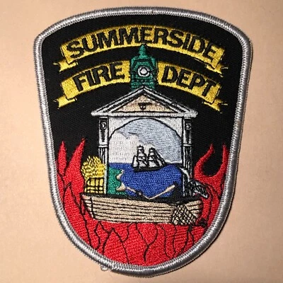 Summerside Fire Department Canada Sailboat Patch N10