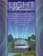 LIGHT CLASSICS MUSIC BOOK FOR INTERMEDIATE PIANO DUET 15 CLASSICAL FAVORITES NEW