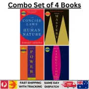 Robert Greene - 4 Concise Books Set - Human Nature, 48 Laws, Mastery, Seduction