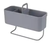 Joseph Joseph DoorStore In-Cupboard Sink Tidy Grey