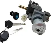 Motorbike Ignition for Bws125 for Zuma125 Yw125 Yw for Bws for Zuma 125cc Motorcycle Spare Part Scooter Key Ignition Switch Set Lock Ignition Switch(Pear-Shaped)