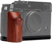 WEPOTO XPRO2-R Camera Bracket Metal Quick Release Base Padauk Wood Handle Compatible Fuji XPRO2