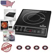 1800W Portable Induction Cooktop - Elegant Compact Burner for Easy Cooking