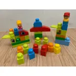 二手 費雪美高 MEGA BLOKS 寶寶大積木 益智玩具 34片 兒童積木 MEGABLOKS FISHER