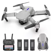 RC Drone with Dual Camera 4K HD WiFi FPV Drone Quadcopter with 3 Batteries